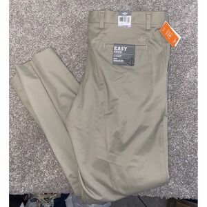 Dockers Easy Khaki Mens 38x34 Cotton Stretch Preppy Flat Work Casual Business